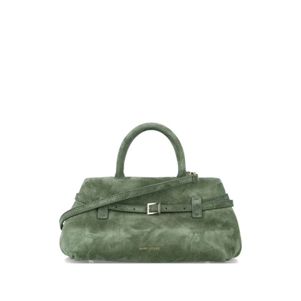 Manu Atelier Green Tote Bags Women